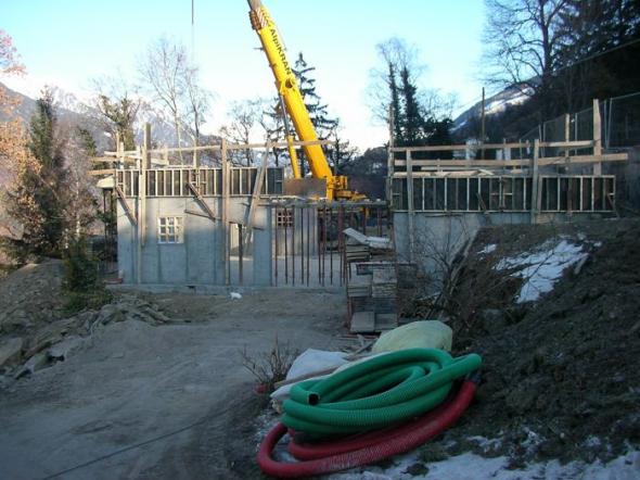 Costruzione di garage (costruzione in calcestruzzo)